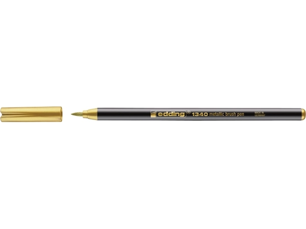 Een Brushpen edding 1340 metallic goud koop je bij VHK Kantoorartikelen