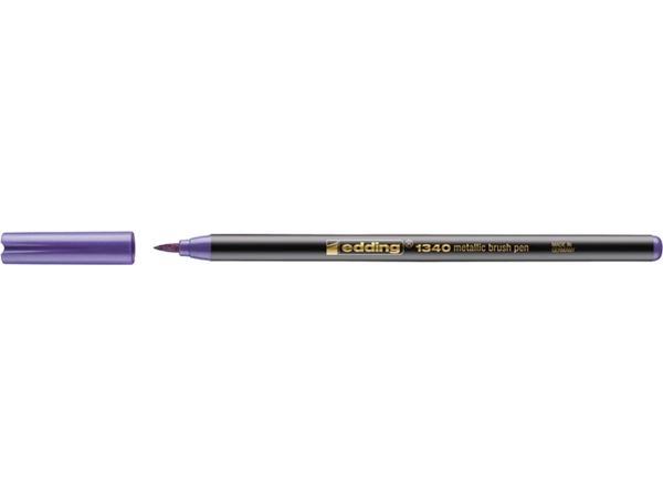 Een Brushpen edding 1340 metallic violet koop je bij VHK Kantoorartikelen