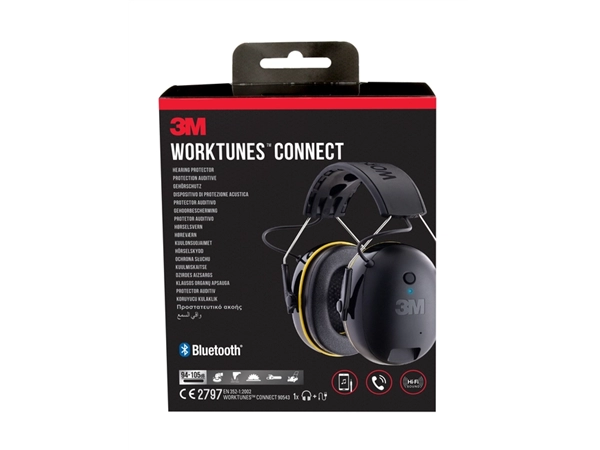 Een Oorkap 3M Worktunes Connect Bluetooth technologie 90543EC1 94-105 dB koop je bij Hoekmankantoorartikelen.nl