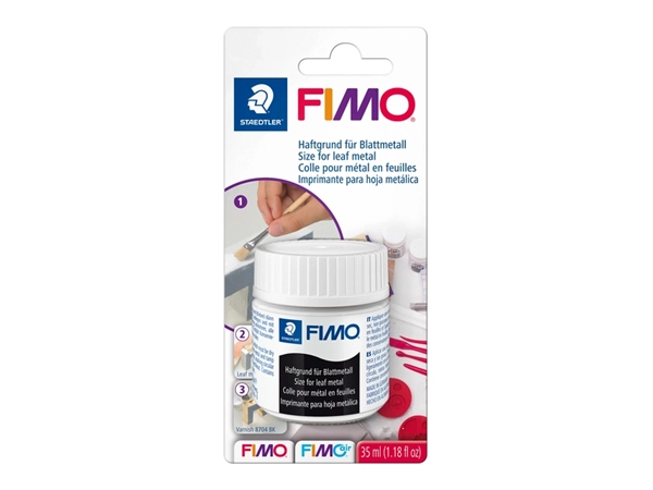 Een Bladmetaallijm Fimo flacon à 35ml koop je bij VHK Kantoorartikelen