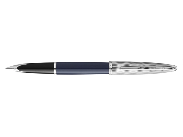 Een Vulpen Waterman Carène L'essence du blue deLuxe CT B:M - GB medium koop je bij Hoekmankantoorartikelen.nl