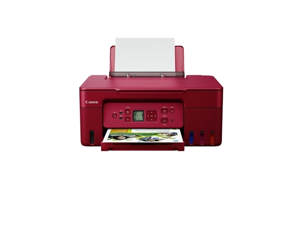 Een Multifunctional inktjet printer Canon PIXMA G3572 rood koop je bij Hoekmankantoorartikelen.nl