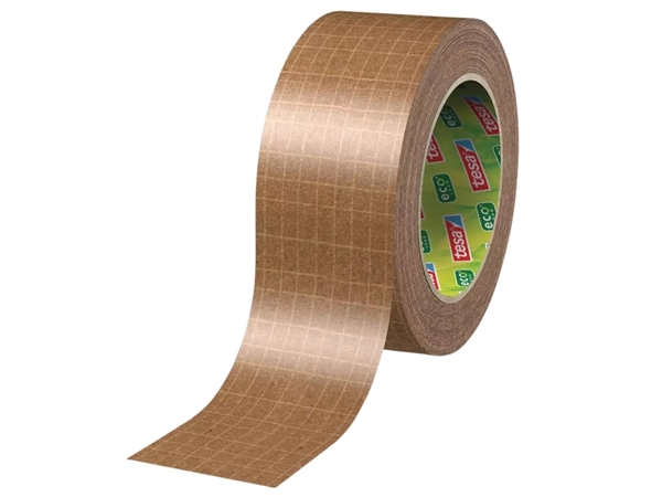 Een Verpakkingstape Tesa 56000 Eco papier ultra strong 50mmx25m koop je bij Continu Kantoor