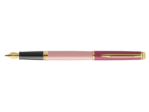 Een Vulpen Waterman Hémisphère Colour Blocking pink GT medium koop je bij Hoekmankantoorartikelen.nl