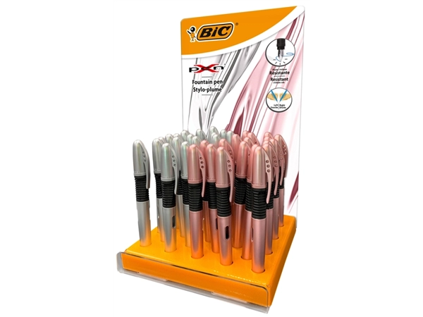 Een Vulpen Bic X chrome medium assorti koop je bij VHK Kantoorartikelen