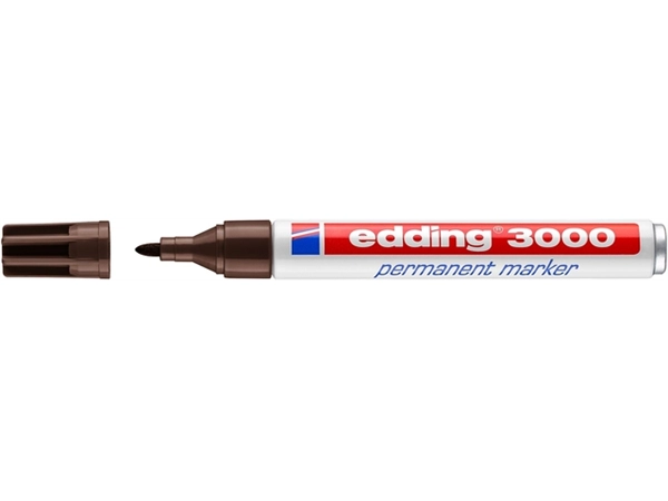 Een Viltstift edding 3000 rond 1.5-3mm donkerbruin koop je bij VHK Kantoorartikelen