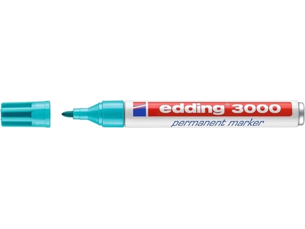 Een Viltstift edding 3000 rond 1.5-3mm turquoise koop je bij VHK Kantoorartikelen