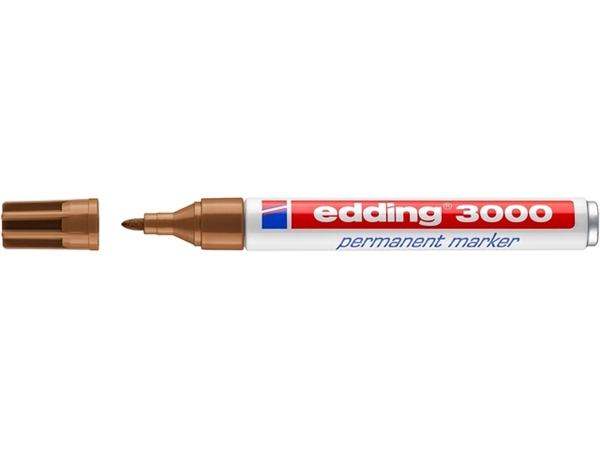 Een Viltstift edding 3000 rond 1.5-3mm okergeel koop je bij VHK Kantoorartikelen