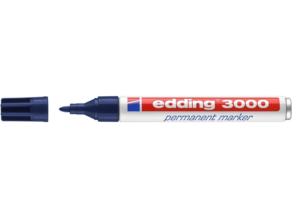 Een Viltstift edding 3000 rond 1.5-3mm staalblauw koop je bij VHK Kantoorartikelen