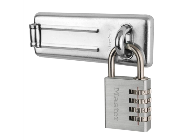 Een Hangslot MasterLock overval + aluminium 40mm koop je bij VHK Kantoorartikelen