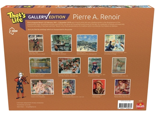 Een Puzzel That's Life Gallery Edition: Pierre 1000 stukjes koop je bij Continu Kantoor