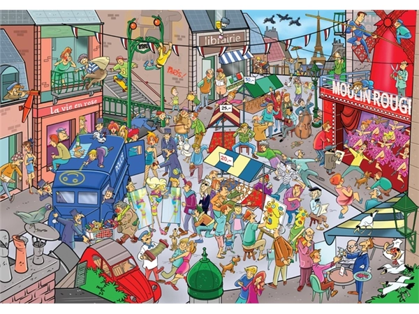 Een Puzzel That's Life City Paris 1000 stukjes koop je bij Continu Kantoor