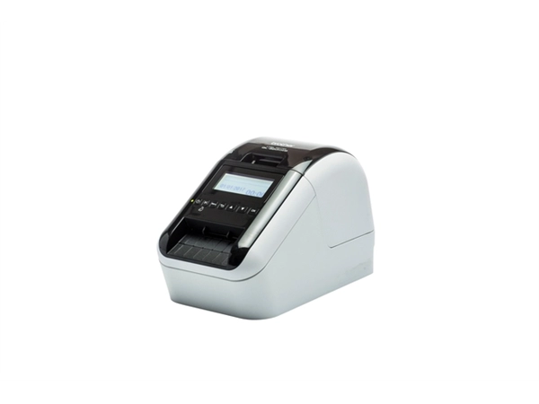 Een Labelprinter Brother DK QL-820NWB desktop 62mm wit koop je bij Hoekmankantoorartikelen.nl