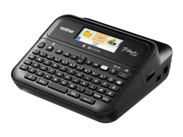 Een Labelprinter Brother P-touch TZe PT-D610BT desktop qwerty 24mm zwart in koffer koop je bij Hoekmankantoorartikelen.nl