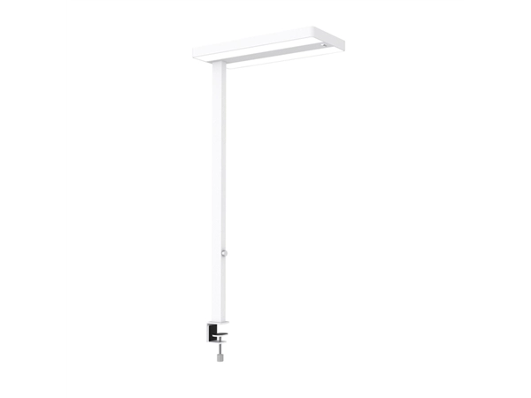 Een Werkpleklamp tafelklem MAUL Juvis LED beweging- daglichtsensor dimbaar hg 120cm wit koop je bij VHK Kantoorartikelen