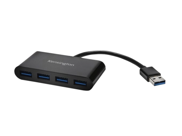 Een Hub Kensington USB 4-poorts USB 3.0 koop je bij VHK Kantoorartikelen