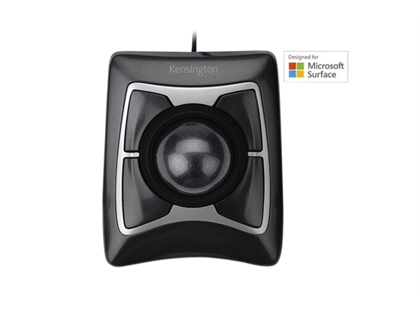 Een Muis Kensington Trackball Expert Bedraad zwart koop je bij VHK Kantoorartikelen