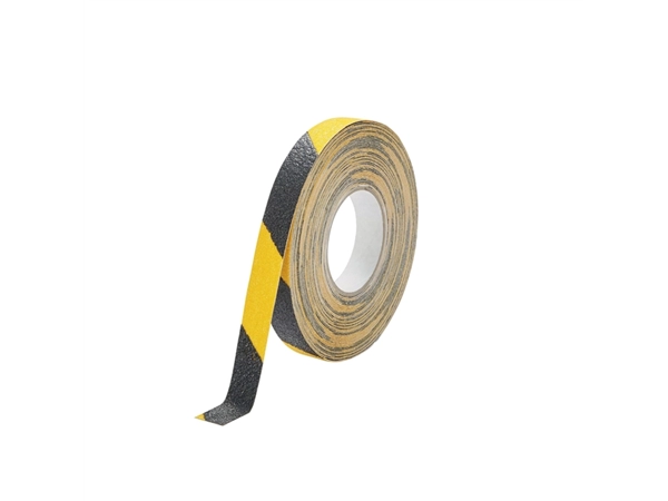 Een Antisliptape DURALINE GRIP+ 25mmx15m geel-zwart koop je bij VHK Kantoorartikelen