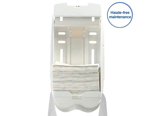 Een Toiletpapierdispenser Kimberly Clark Aquarius gevouwen wit 6946 koop je bij Continu Kantoor