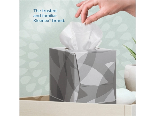 Een Facial tissues Kleenex kubus 2-laags 88 vel wit 8834 koop je bij Continu Kantoor