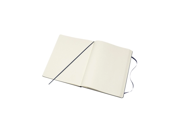 Een Notitieboek Moleskine XL 190x250mm blanco hard cover sapphire blue koop je bij Continu Kantoor