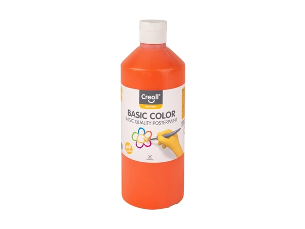 Een Plakkaatverf Creall basic oranje 500ml koop je bij VHK Kantoorartikelen