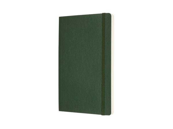 Een Notitieboek Moleskine large 130x210mm dots soft cover myrtle green koop je bij Continu Kantoor