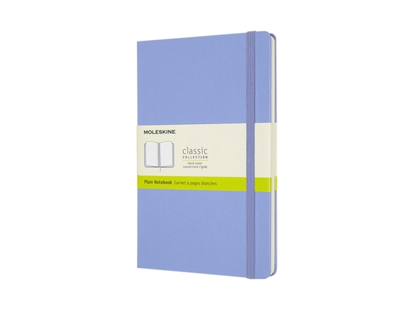 Een Notitieboek Moleskine large 130x210mm blanco hard cover hydrangea blue koop je bij Hoekmankantoorartikelen.nl