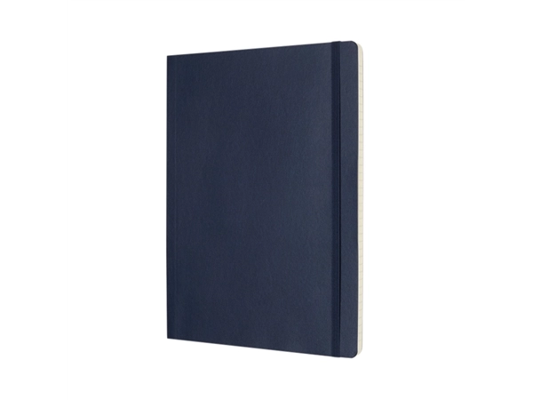 Een Notitieboek Moleskine XL 190x250mm lijn soft cover sapphire blue koop je bij Continu Kantoor