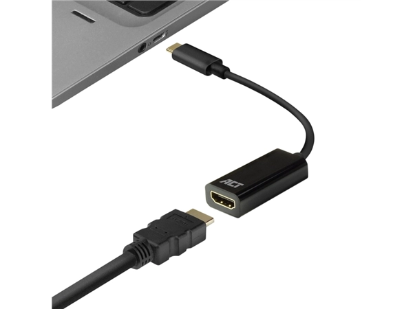 Een Adapter ACT USB-C naar HDMI 30Hz koop je bij VHK Kantoorartikelen