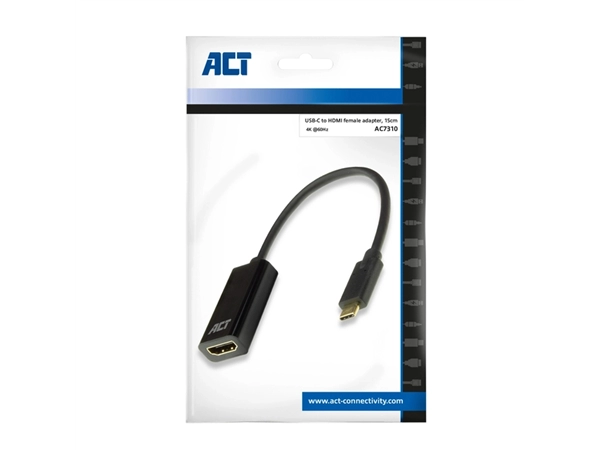 Een Adapter ACT USB-C naar HDMI 60Hz koop je bij Continu Kantoor