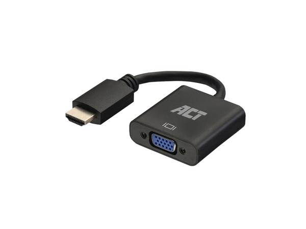 Een Adapter ACT HDMI naar VGA met audio koop je bij VHK Kantoorartikelen