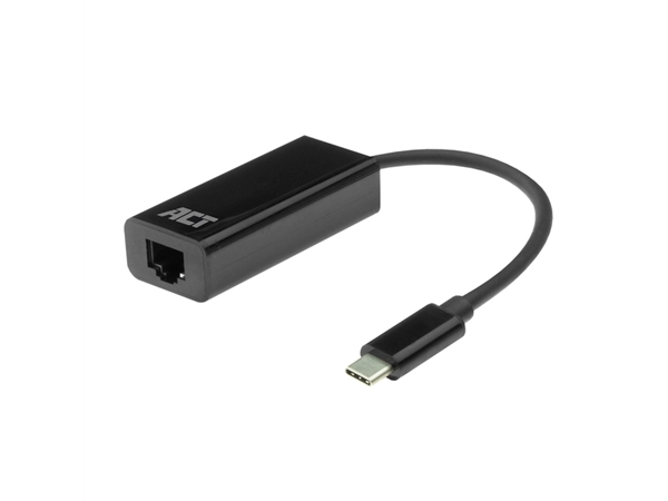 Een Adapter ACT USB-C naar Gigabit Ethernet koop je bij VHK Kantoorartikelen