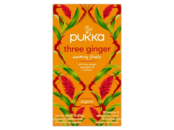 Een Thee Pukka ginger 20 zakjes koop je bij VHK Kantoorartikelen