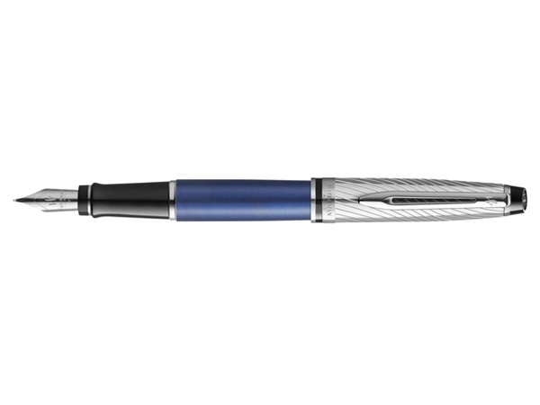 Een Vulpen Waterman Expert metallic Blue CT fijn koop je bij Hoekmankantoorartikelen.nl