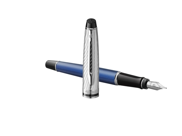 Een Vulpen Waterman Expert metallic Blue CT medium koop je bij Continu Kantoor