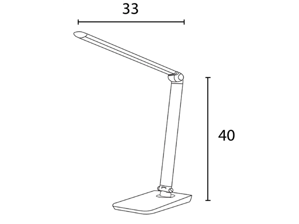 Een Bureaulamp Unilux Twistled led zwart koop je bij Continu Kantoor