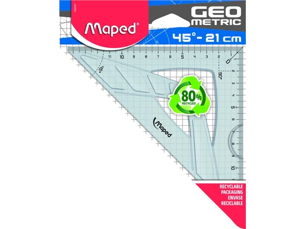 Een Geodriehoek Maped Geometric 21cm koop je bij VHK Kantoorartikelen