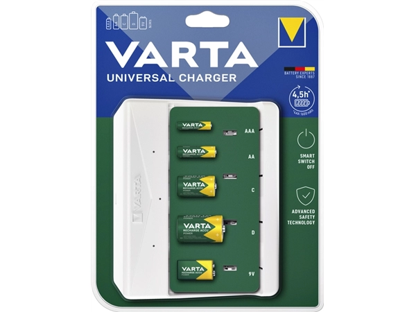 Een Batterij oplader Varta Universal koop je bij VHK Kantoorartikelen