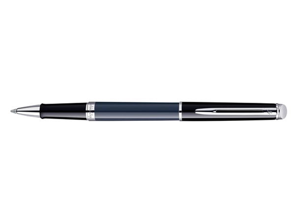 Een Rollerpen Waterman Hémisphère Colour Blocking black en blue CT fijn koop je bij Hoekmankantoorartikelen.nl