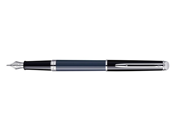 Een Vulpen Waterman Hémisphère Colour Blocking black en blue CT fijn koop je bij Hoekmankantoorartikelen.nl