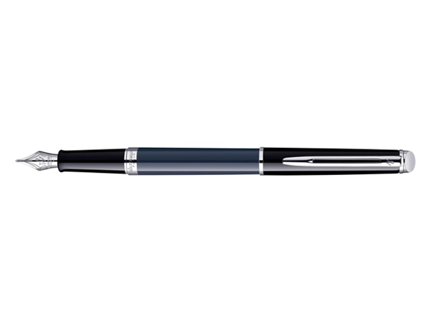 Een Vulpen Waterman Hémisphère Colour Blocking black en blue CT medium koop je bij Hoekmankantoorartikelen.nl