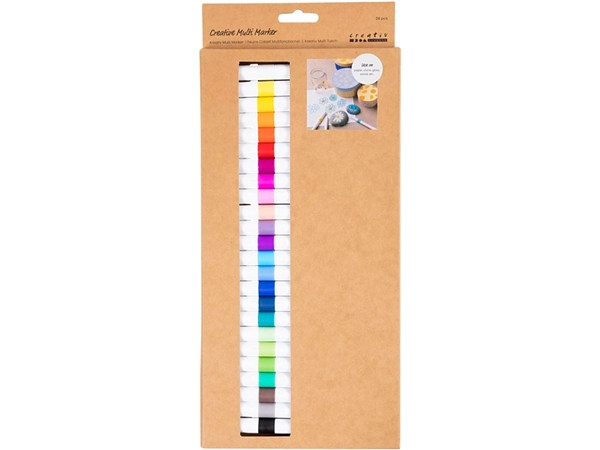 Een Multistift Creativ Company 4mm set à 24 kleuren koop je bij Continu Kantoor