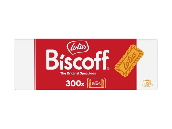 Een Koekjes Lotus Biscoff speculoos doos 300 stuks koop je bij VHK Kantoorartikelen