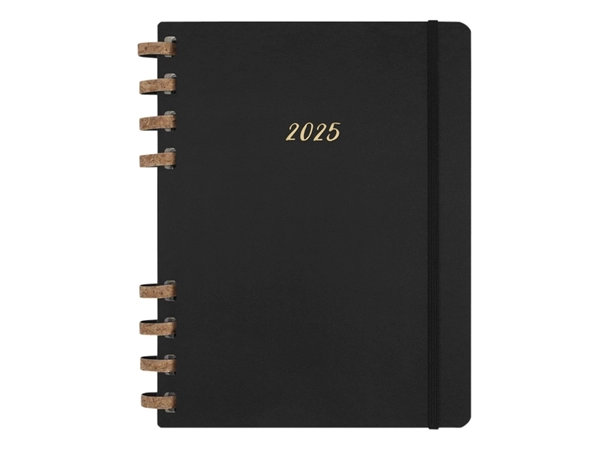 Een Life planner 2025 Moleskine 12M Spiral 7dagen/2pagina's extra large hc black koop je bij Hoekmankantoorartikelen.nl