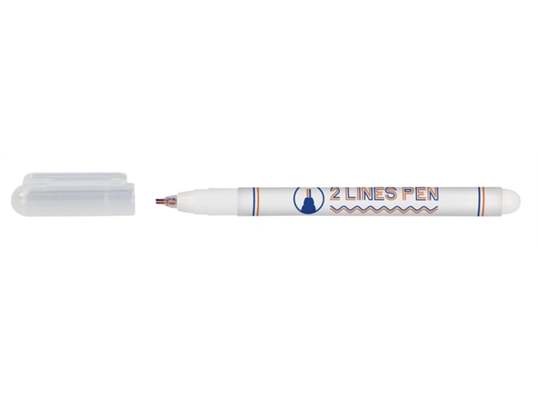 Een Fineliner Online 2-lijnen assorti doos à 6 stuks koop je bij Continu Kantoor