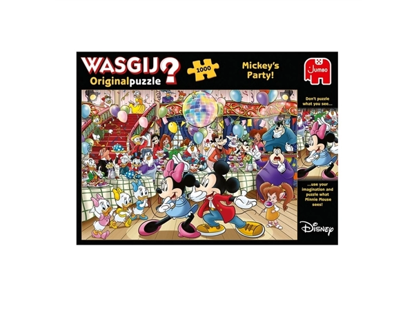 Een Wasgij Original Mickey's Party 1000 st koop je bij Continu Kantoor