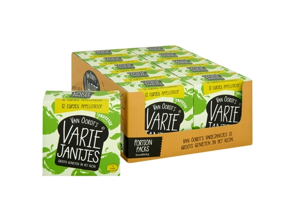 Een Appelstroop VarieJantjes Frutesse 12x15 gram cupjes koop je bij Company Supplies