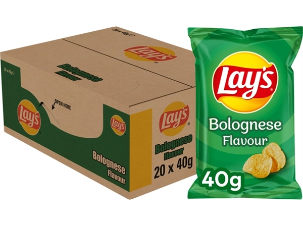 Een Lay's Chips Bolognese zakje 40 gram koop je bij Continu Kantoor