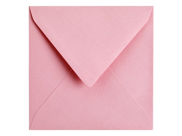 Een Envelop Papicolor 140x140mm babyroze pak à 6 stuks koop je bij Continu Kantoor